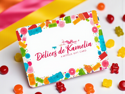 Carte cadeaux lesdelices dekamelia